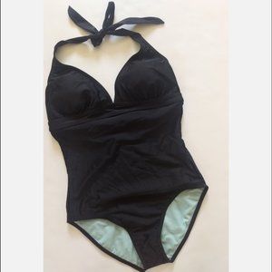 prAna Lahari Black One-Piece Swimsuit (NWOT)
